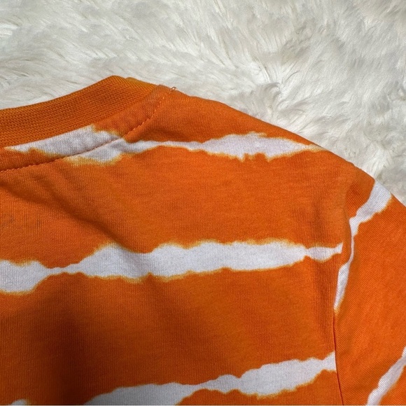 US Polo Assn. T-Shirt Orange & White Striped Size 7 - Picture 15 of 16